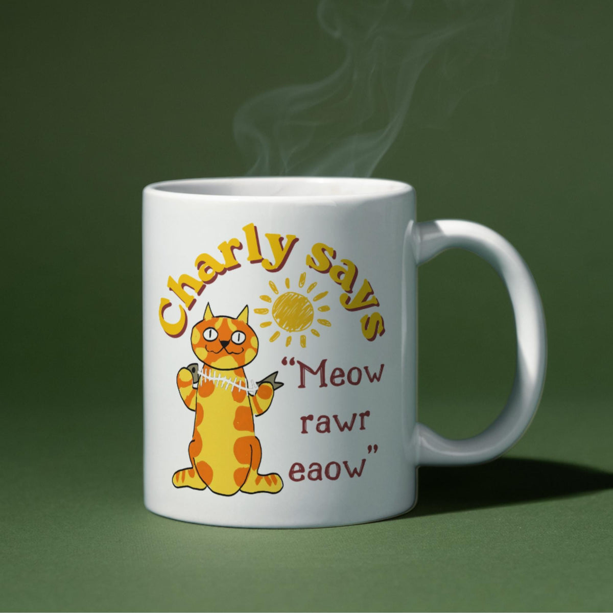 The Prodigy Charly Says Mug, 90's Mug, Rave Music, Multi Colour Options