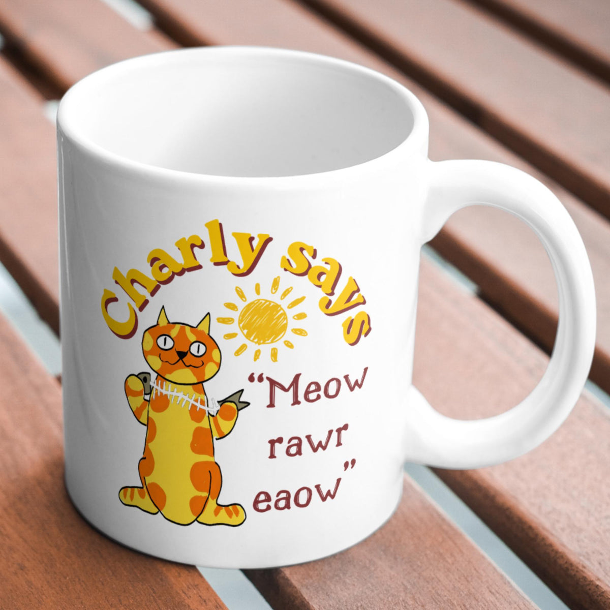 The Prodigy Charly Says Mug, 90's Mug, Rave Music, Multi Colour Options