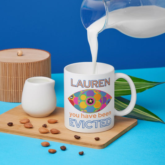 Personalised Big Brother Mug, Custom Name, Evicted or Diary Room Designs, Multi Colour Options