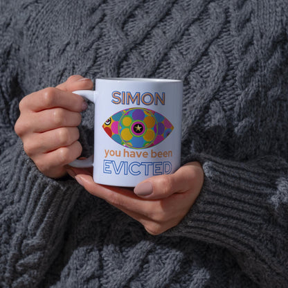 Personalised Big Brother Mug, Custom Name, Evicted or Diary Room Designs, Multi Colour Options