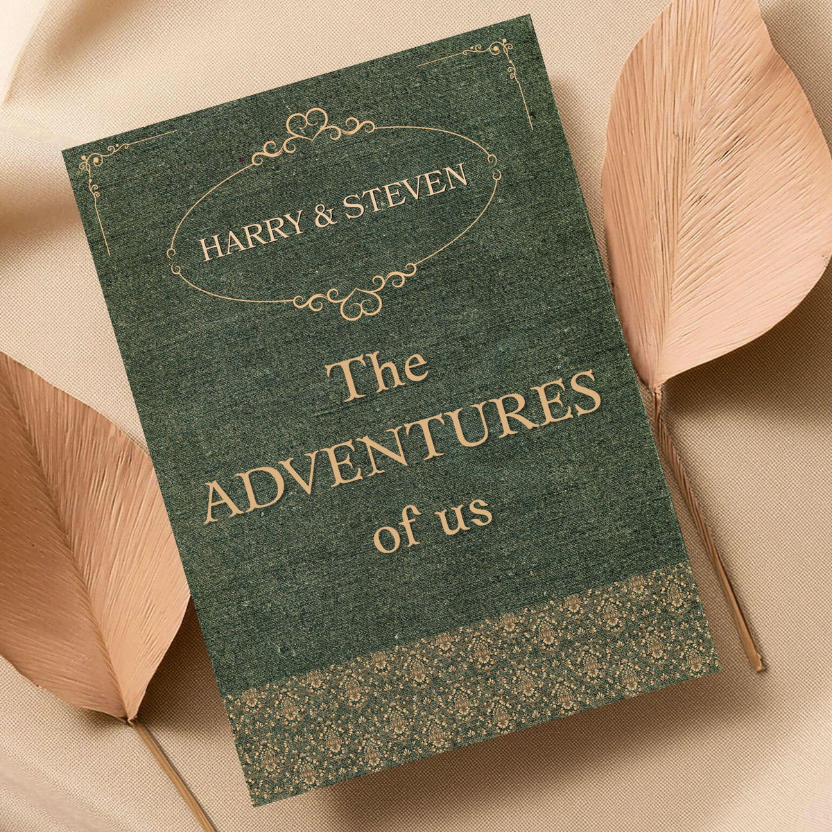 Personalised Book Cover Wall Art for Couple, Anniversary or Wedding Gift, Custom Book Cover Poster, Choice of Designs