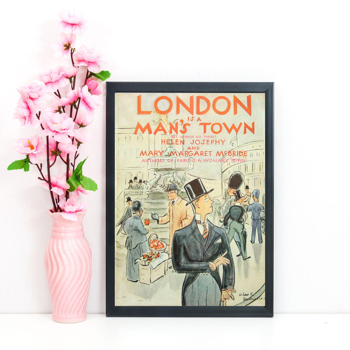 Vintage magazine Print Poster, Victoriana, London Magazine Art, Victorian, Retro Wall Art