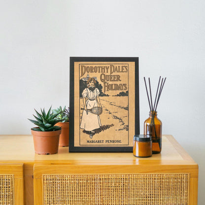 Vintage Book Cover Print Poster, Victoriana, Victorian, Retro Wall Art
