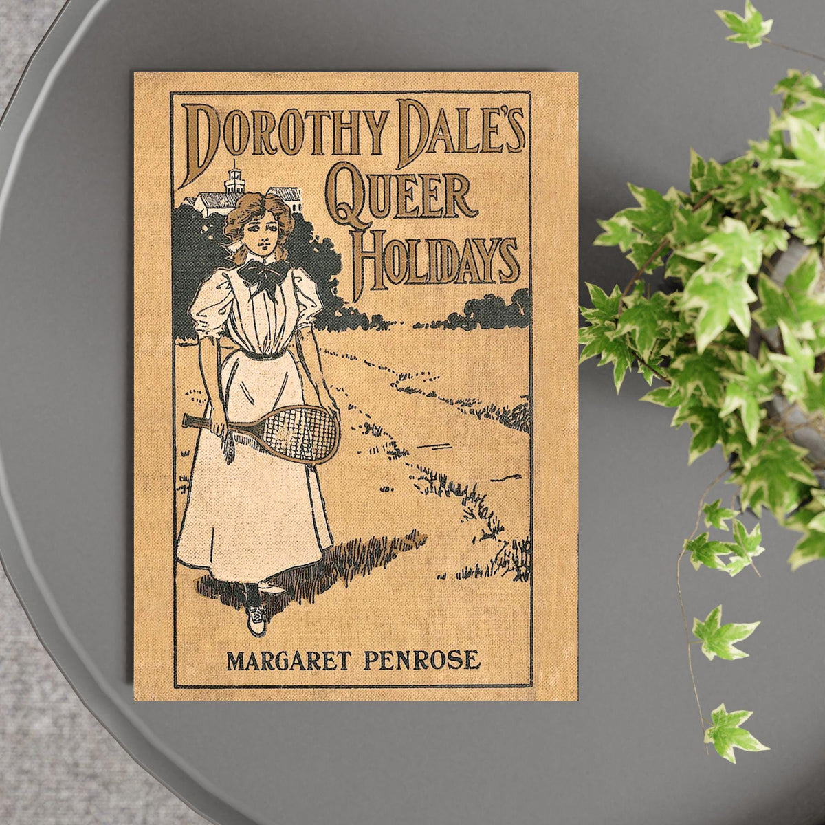 Vintage Book Cover Print Poster, Victoriana, Victorian, Retro Wall Art