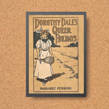 Vintage Book Cover Print Poster, Victoriana, Victorian, Retro Wall Art
