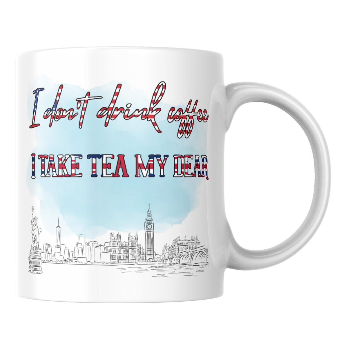 Englishman in New York Mug, Sting, Music Mug, London City Design - Multi Colour Options