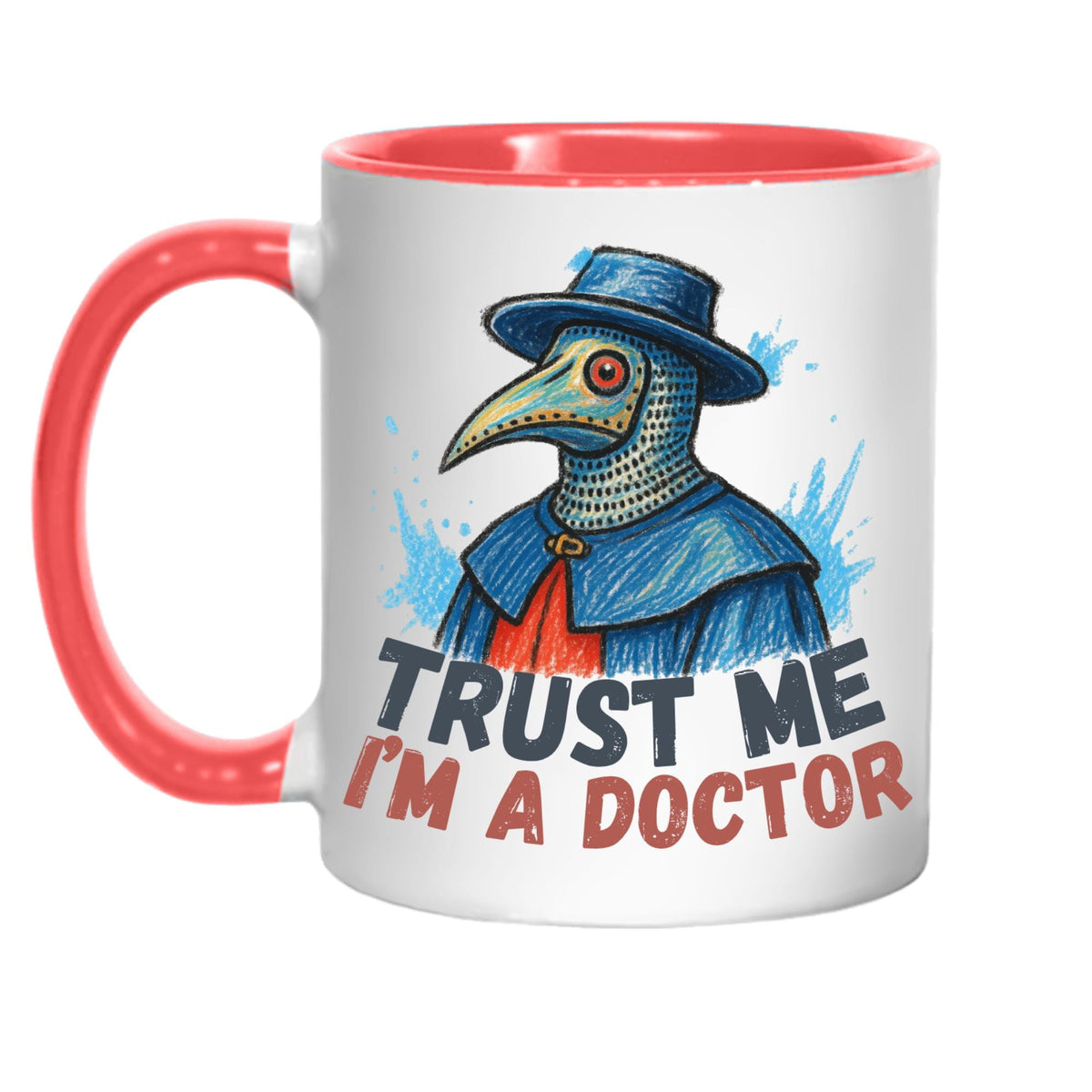 Doctor Mug, Plague Mask, Gothic Mug, Funny Gift - Multi Colour Options