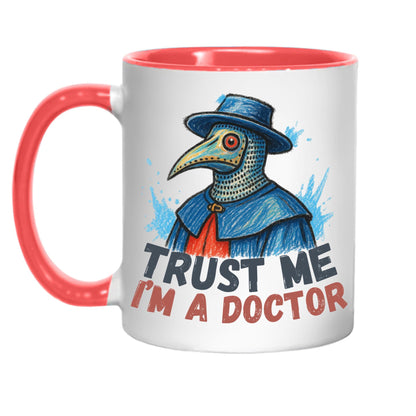 Doctor Mug, Plague Mask, Gothic Mug, Funny Gift - Multi Colour Options