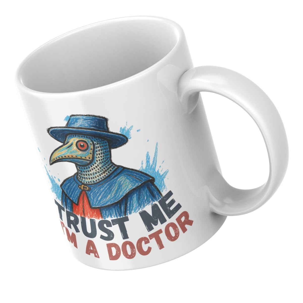 Doctor Mug, Plague Mask, Gothic Mug, Funny Gift - Multi Colour Options