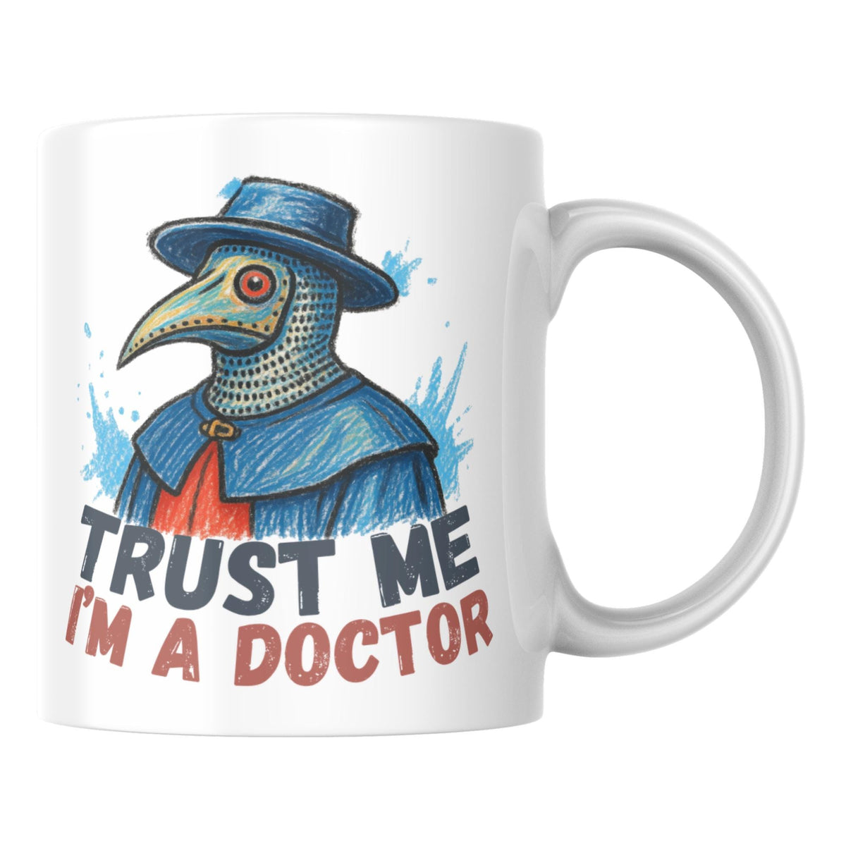 Doctor Mug, Plague Mask, Gothic Mug, Funny Gift - Multi Colour Options