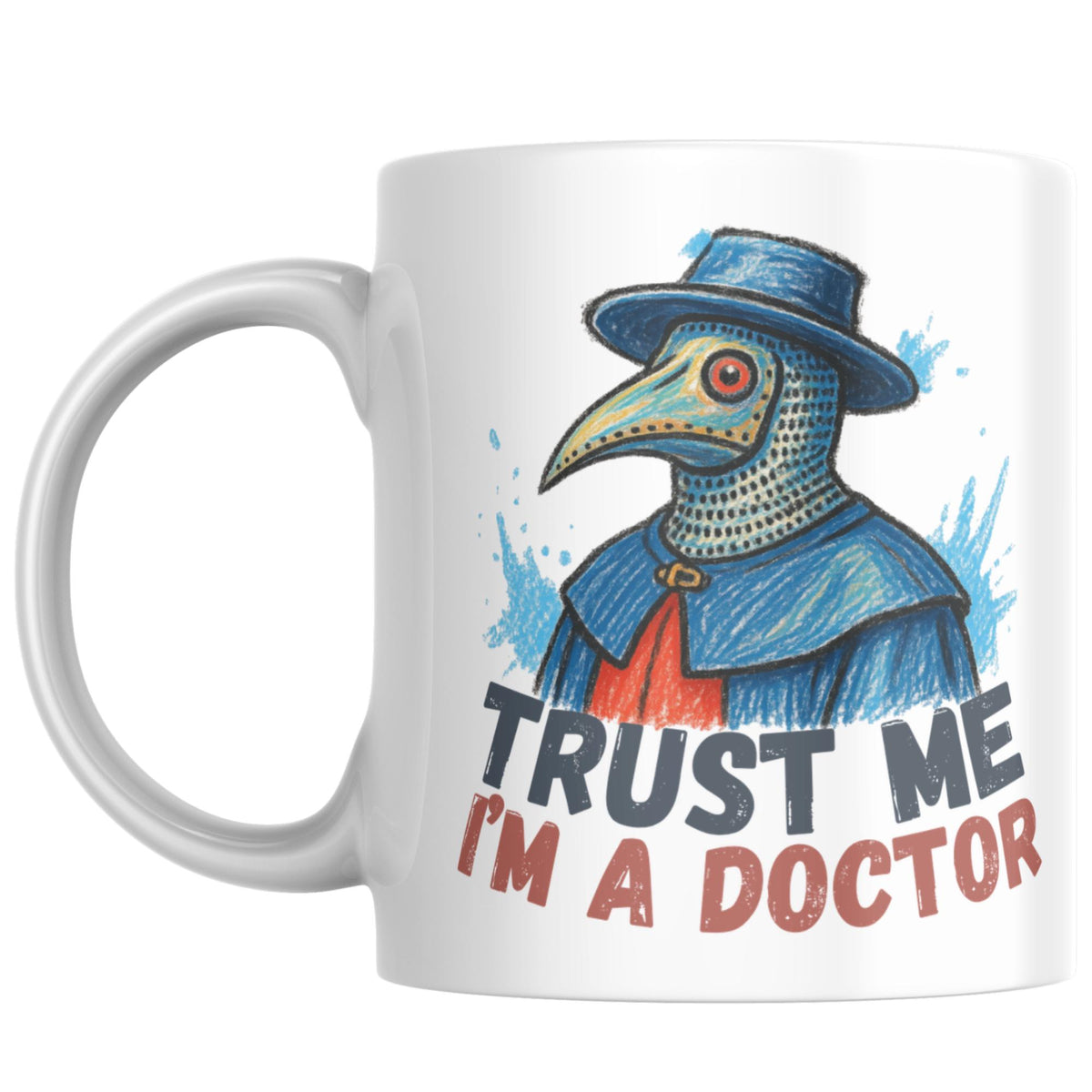 Doctor Mug, Plague Mask, Gothic Mug, Funny Gift - Multi Colour Options