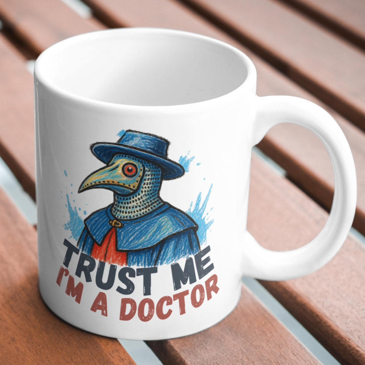 Doctor Mug, Plague Mask, Gothic Mug, Funny Gift - Multi Colour Options