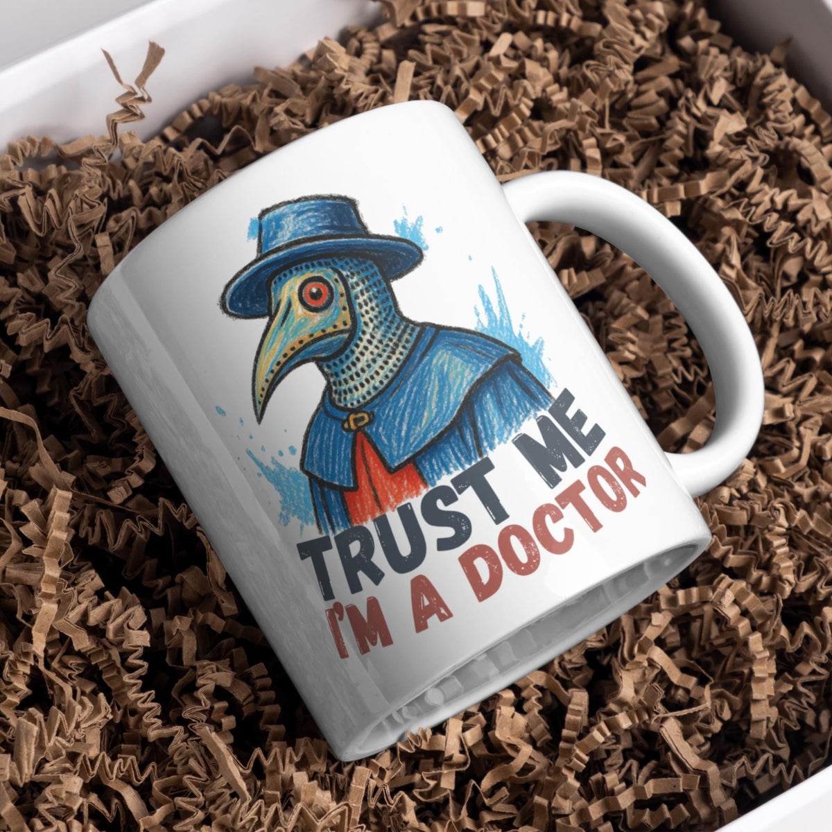 Doctor Mug, Plague Mask, Gothic Mug, Funny Gift - Multi Colour Options