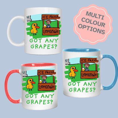 Got any Grapes Mug, Meme, Funny Birthday Gift - Multi Colour Options