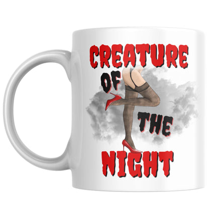 Creature of the Night Mug, Gothic Mug, Horror, Funny Gift - Multi Colour Options