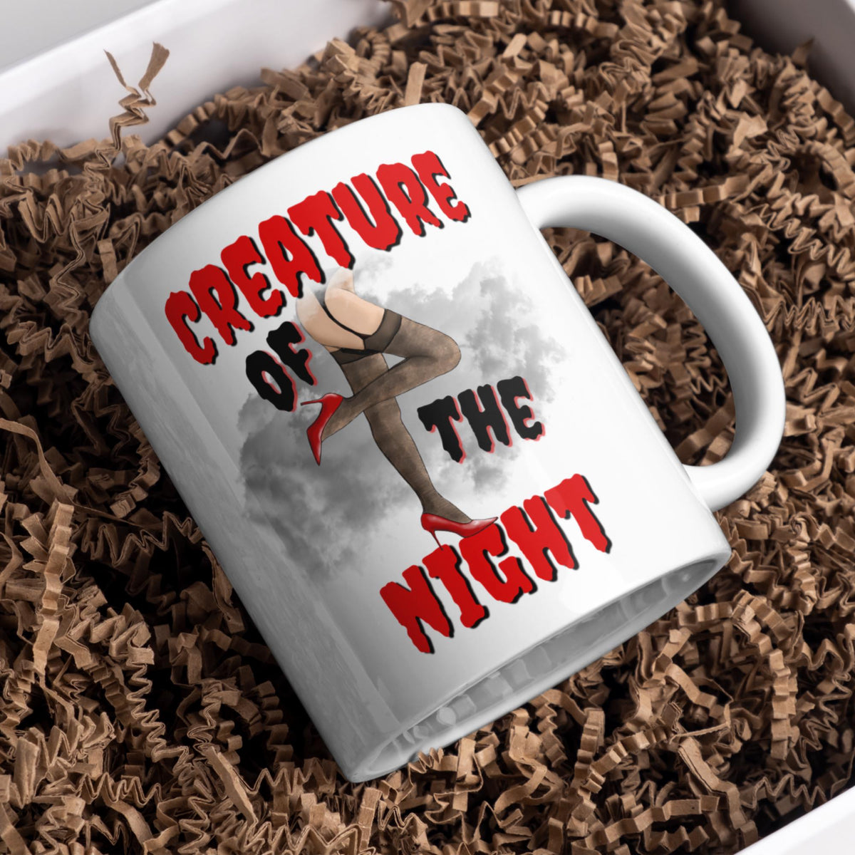 Creature of the Night Mug, Gothic Mug, Horror, Funny Gift - Multi Colour Options
