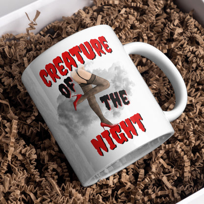 Creature of the Night Mug, Gothic Mug, Horror, Funny Gift - Multi Colour Options