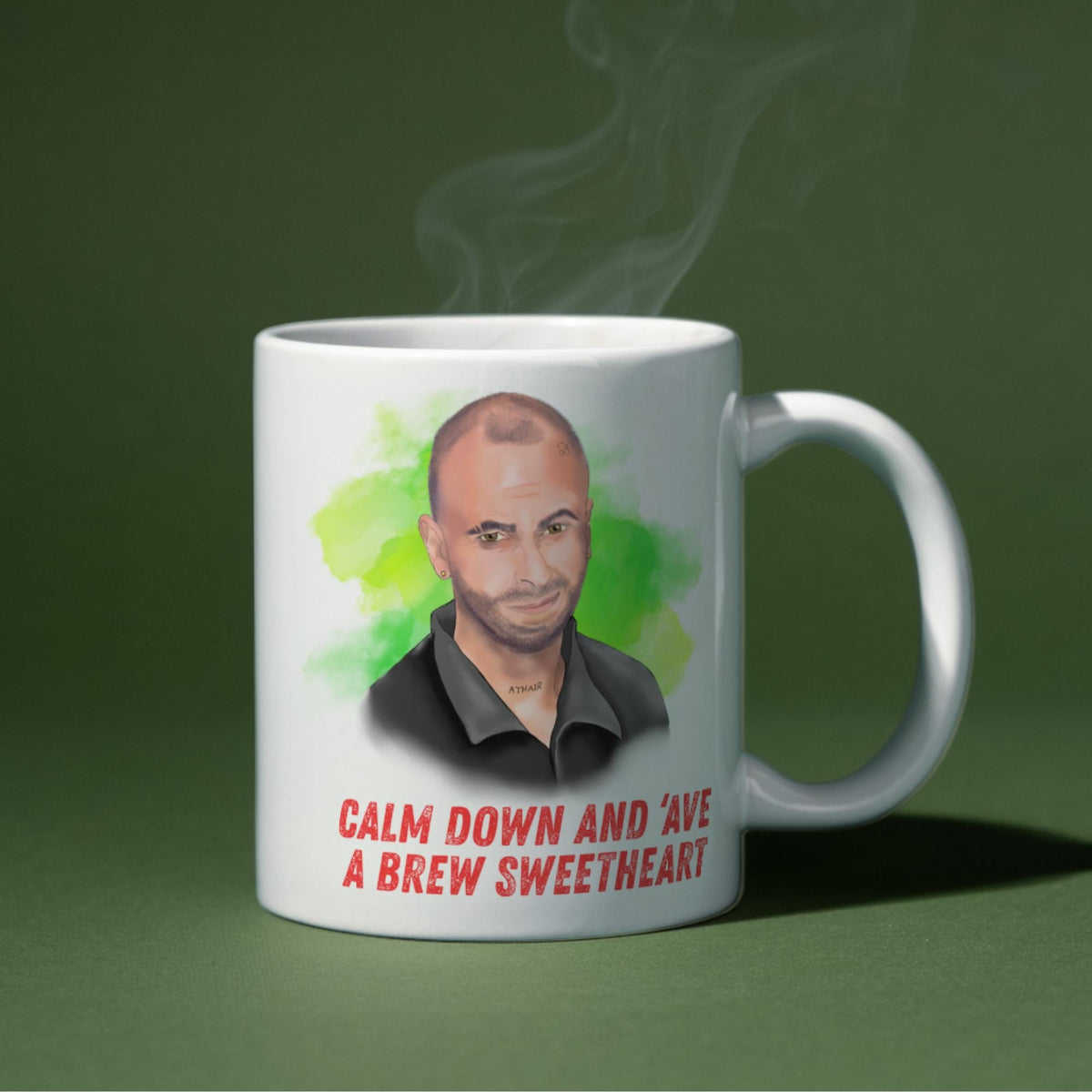 Brassic Mug, Vinnie Sweetheart, Funny Gift - Multi Colour Options