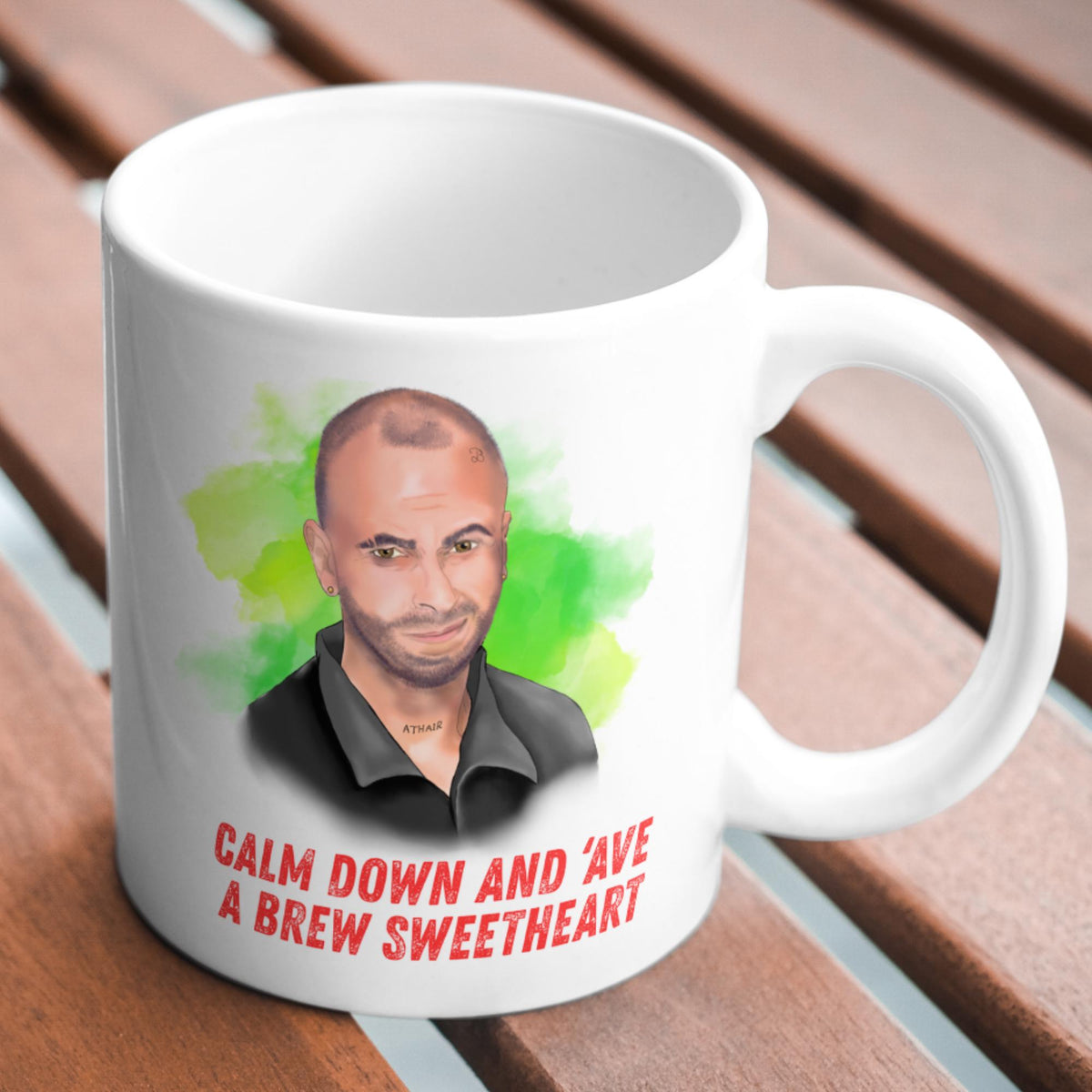 Brassic Mug, Vinnie Sweetheart, Funny Gift - Multi Colour Options