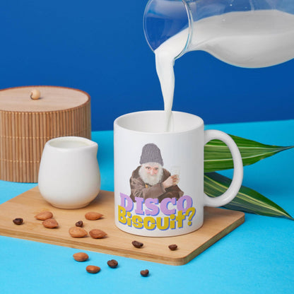 Brassic Mug, Farmer Jim, Disco Biscuit, Funny Gift - Multi Colour Options