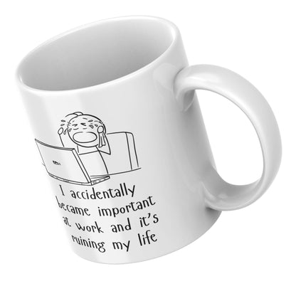 Work Mug, Office Mug, Colleague Funny Gift - Multi Colour Options