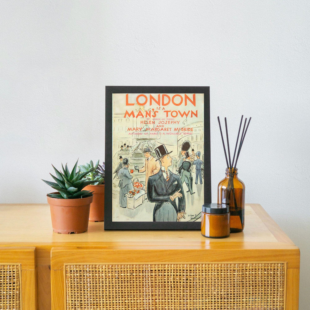 Vintage magazine Print Poster, Victoriana, London Magazine Art, Victorian, Retro Wall Art