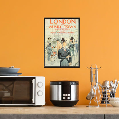 Vintage magazine Print Poster, Victoriana, London Magazine Art, Victorian, Retro Wall Art