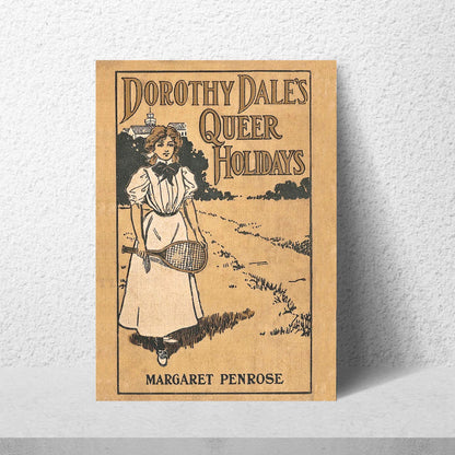 Vintage Book Cover Print Poster, Victoriana, Victorian, Retro Wall Art