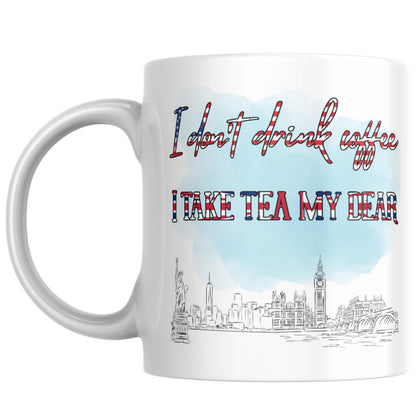 Englishman in New York Mug, Sting, Music Mug, London City Design - Multi Colour Options
