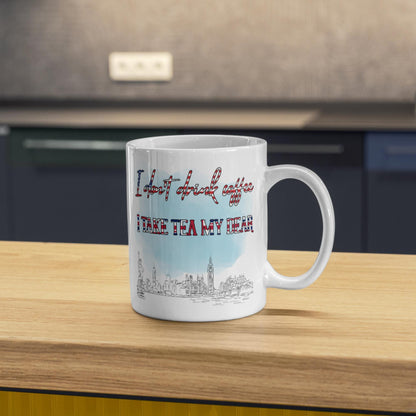Englishman in New York Mug, Sting, Music Mug, London City Design - Multi Colour Options