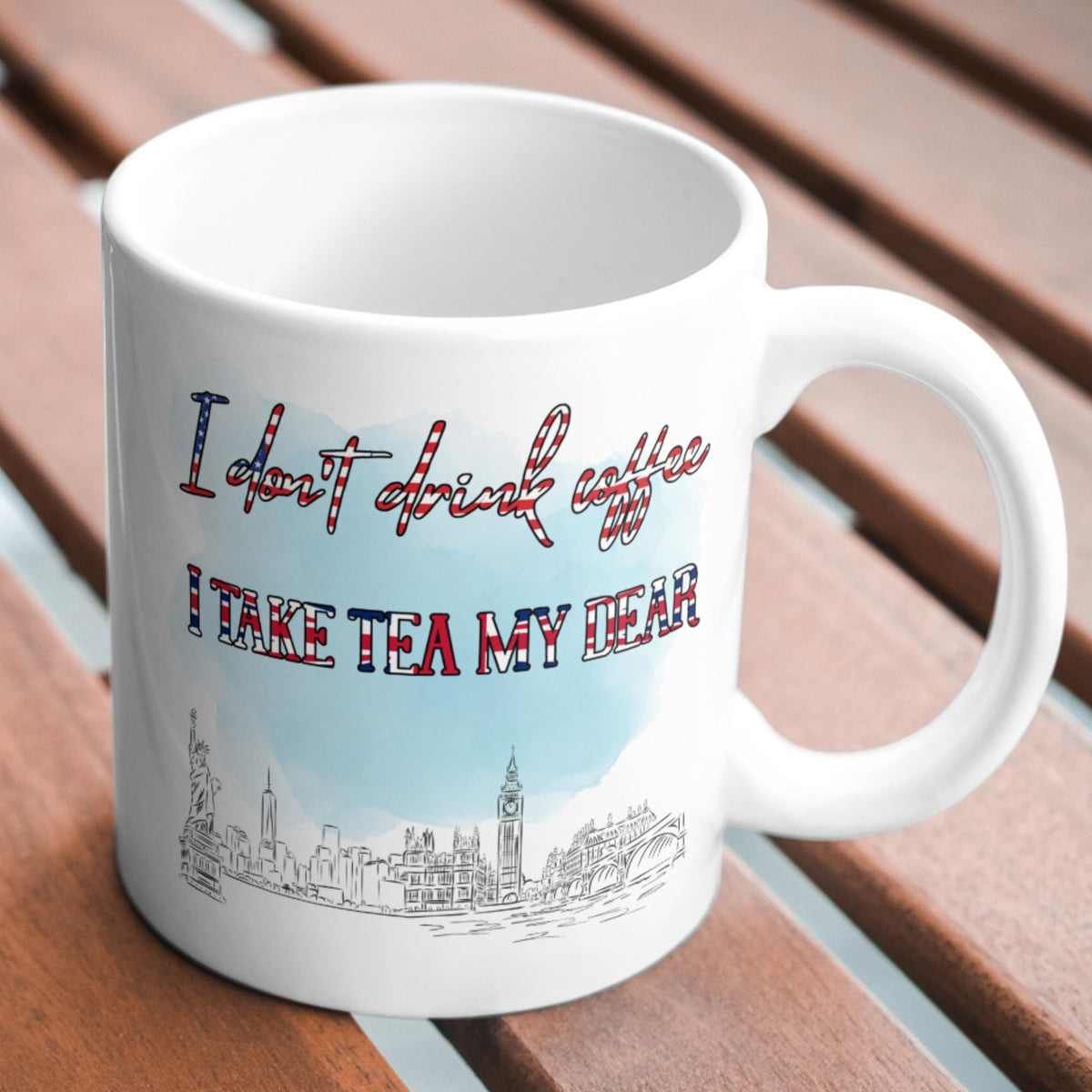 Englishman in New York Mug, Sting, Music Mug, London City Design - Multi Colour Options