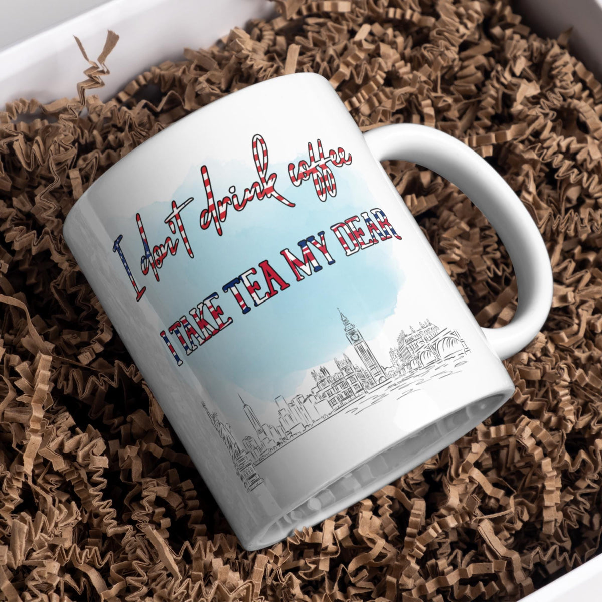 Englishman in New York Mug, Sting, Music Mug, London City Design - Multi Colour Options