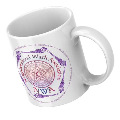 NWA Neighbourhood Witch Association Mug, Funny Wicca Gift - Multi Colour Options