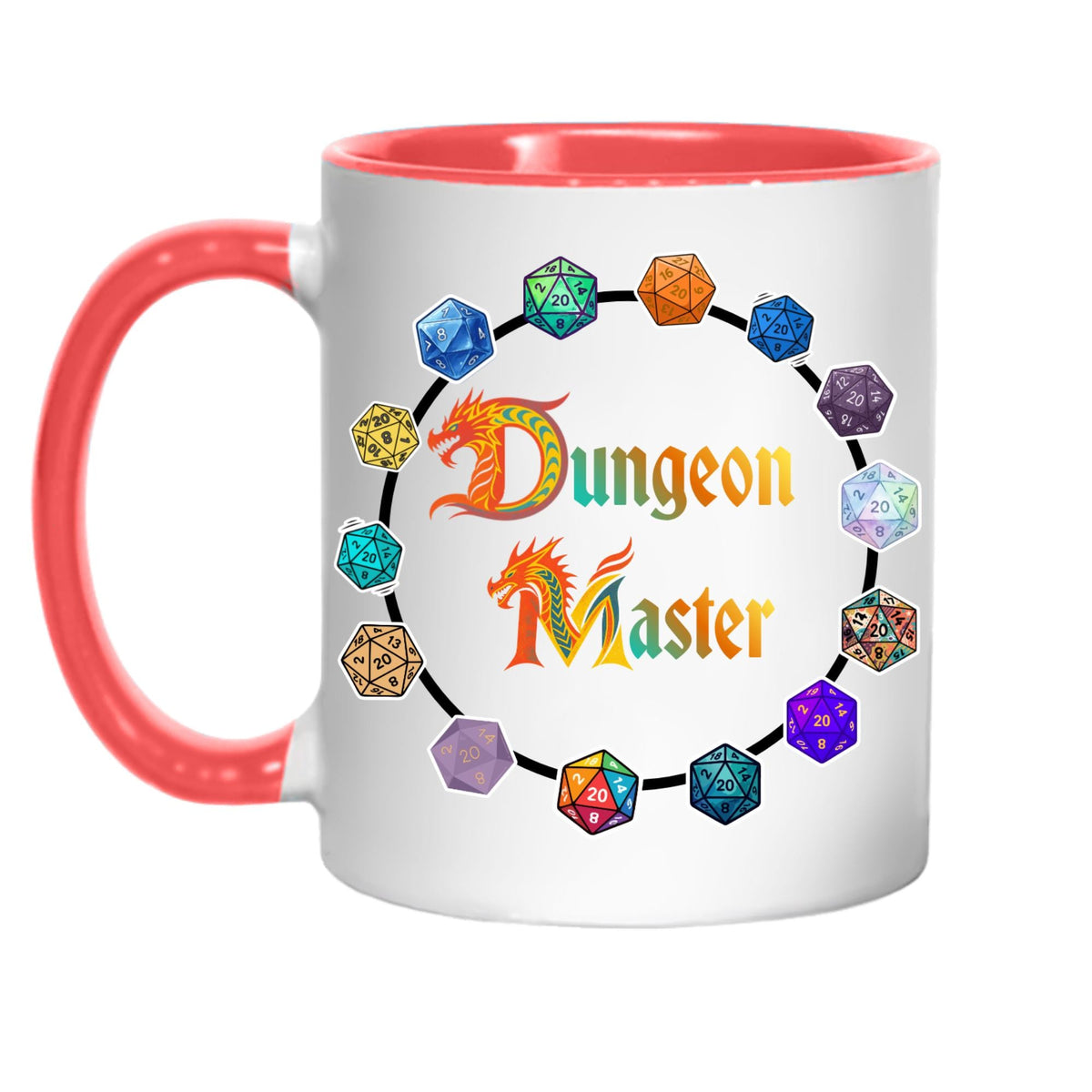 Dungeons and Dragons Mug, DM Dungeon Master, Cool Gift - Multi Colour Options