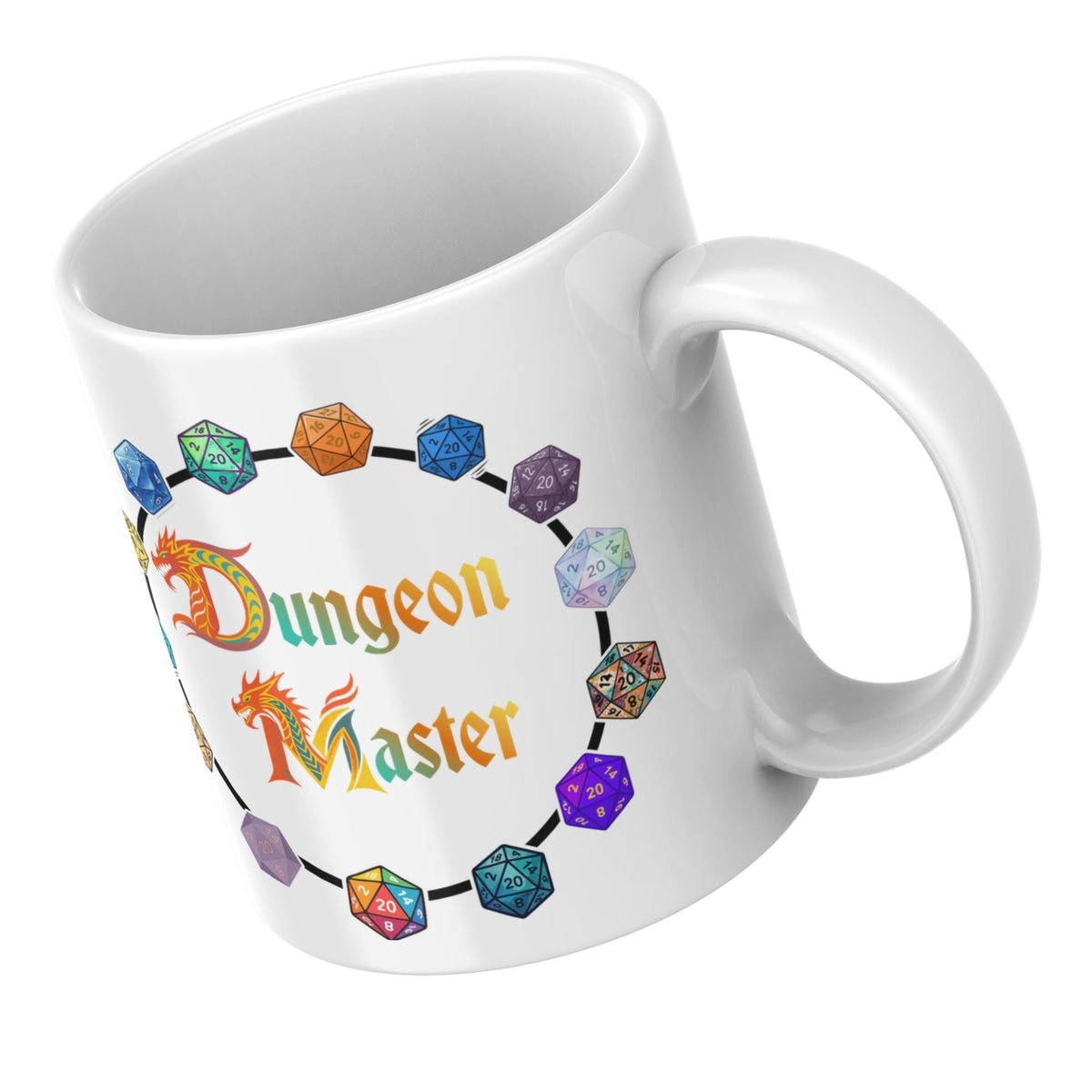 Dungeons and Dragons Mug, DM Dungeon Master, Cool Gift - Multi Colour Options