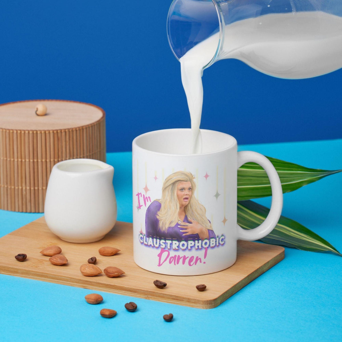 Personalised Gemma Collins Mug, Custom Name, Big Brother Mug, Multi Colour Options
