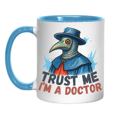 Doctor Mug, Plague Mask, Gothic Mug, Funny Gift - Multi Colour Options