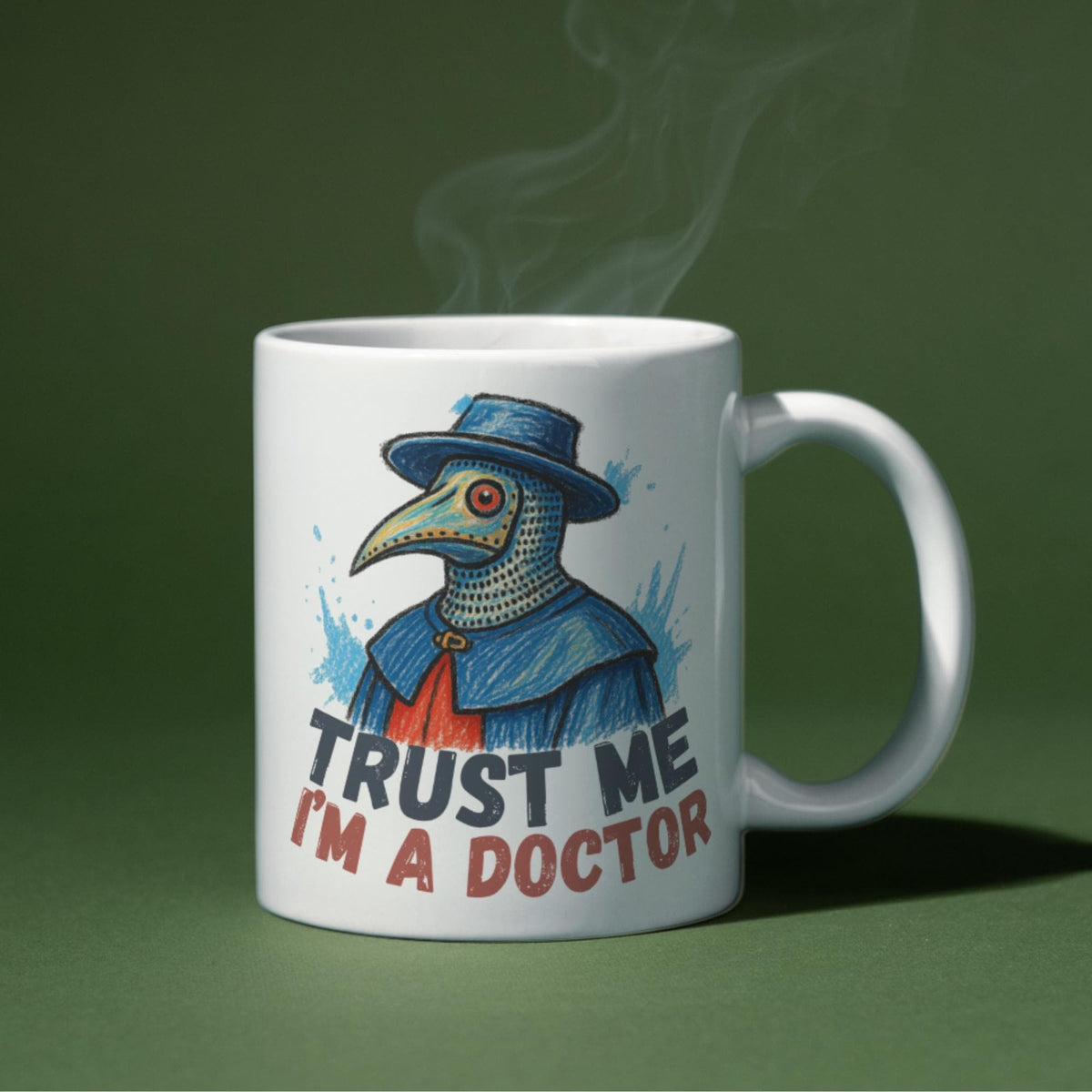 Doctor Mug, Plague Mask, Gothic Mug, Funny Gift - Multi Colour Options
