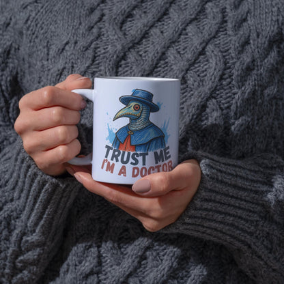 Doctor Mug, Plague Mask, Gothic Mug, Funny Gift - Multi Colour Options