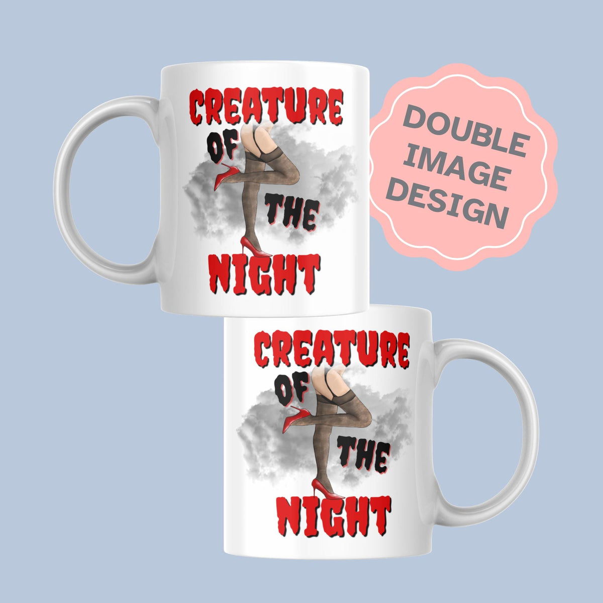 Creature of the Night Mug, Gothic Mug, Horror, Funny Gift - Multi Colour Options