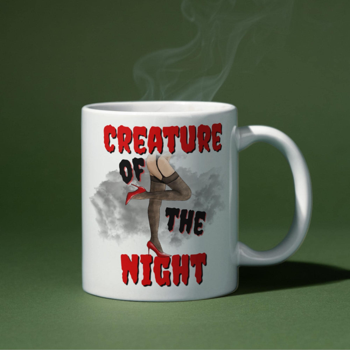 Creature of the Night Mug, Gothic Mug, Horror, Funny Gift - Multi Colour Options