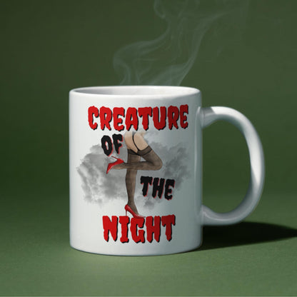 Creature of the Night Mug, Gothic Mug, Horror, Funny Gift - Multi Colour Options