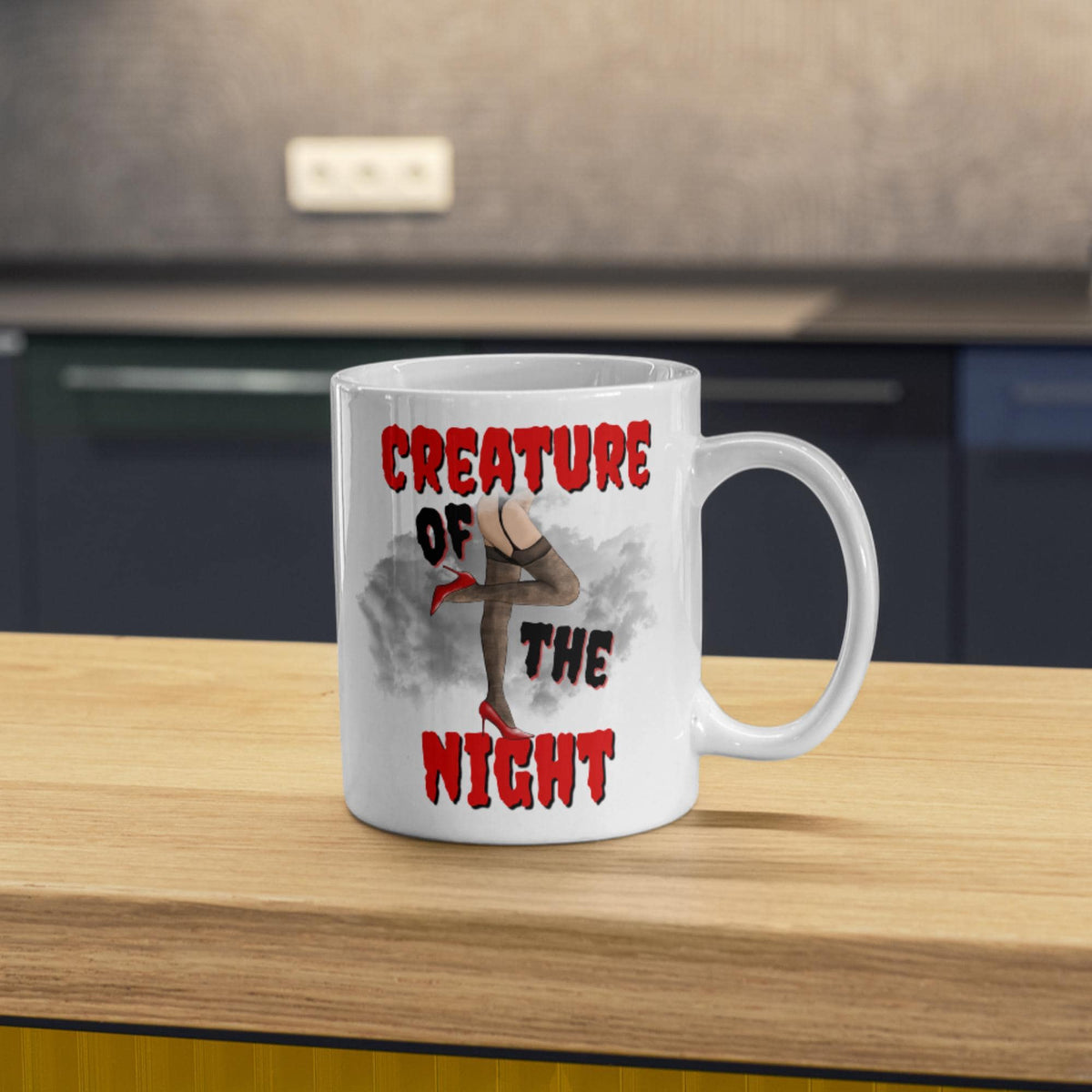 Creature of the Night Mug, Gothic Mug, Horror, Funny Gift - Multi Colour Options