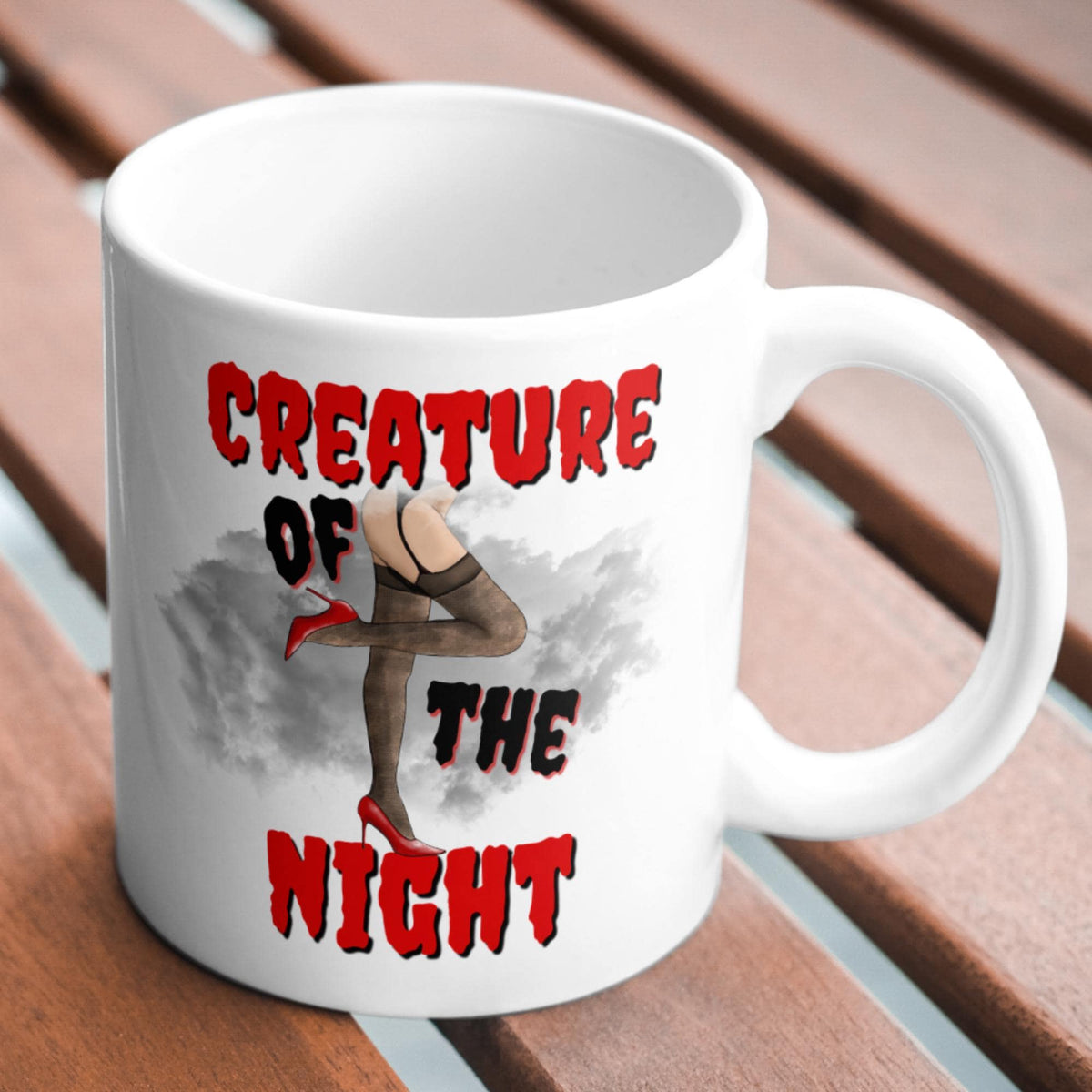 Creature of the Night Mug, Gothic Mug, Horror, Funny Gift - Multi Colour Options