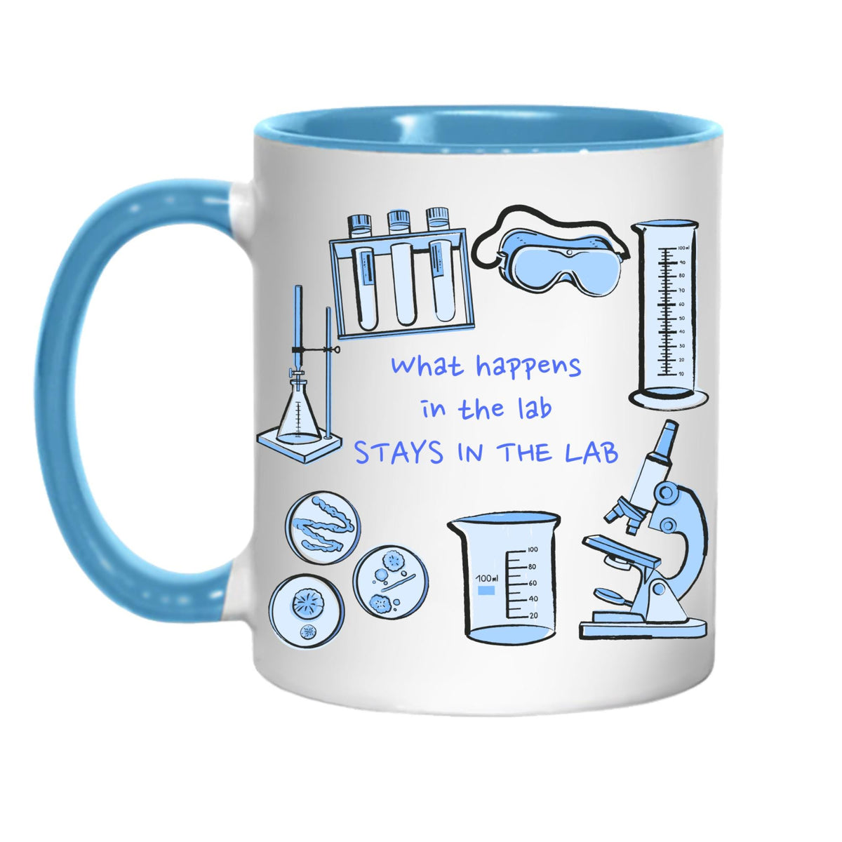Chemistry Mug, Biology, Genetics, Laboratory, Science Lab Funny Gift - Multi Colour Options