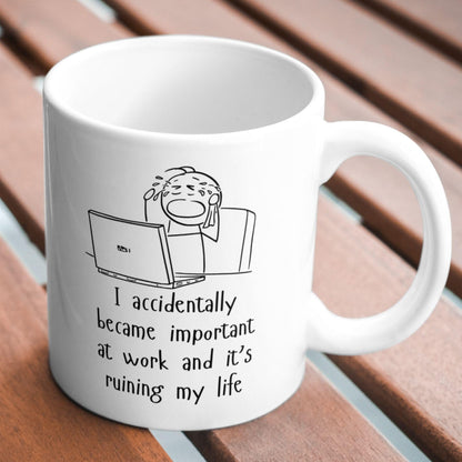 Work Mug, Office Mug, Colleague Funny Gift - Multi Colour Options