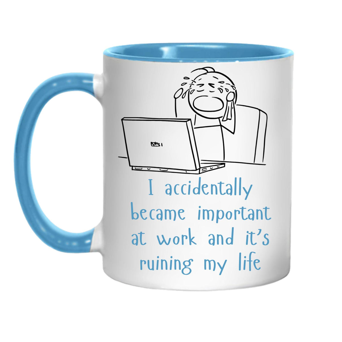 Work Mug, Office Mug, Colleague Funny Gift - Multi Colour Options