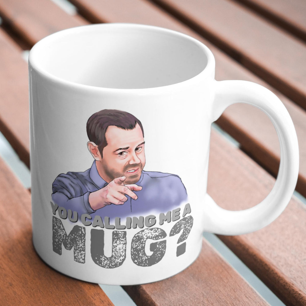 Danny Dyer Mug, Cockney Geezer, Funny Gift - Multi Colour Options