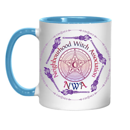 NWA Neighbourhood Witch Association Mug, Funny Wicca Gift - Multi Colour Options
