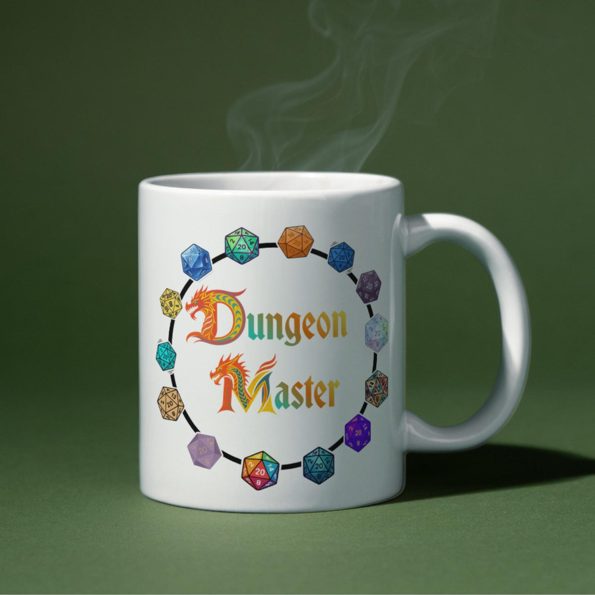 Dungeons and Dragons Mug, DM Dungeon Master, Cool Gift - Multi Colour Options